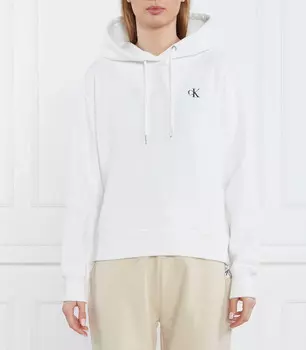 Толстовка CALVIN KLEIN JEANS regular fit, белый