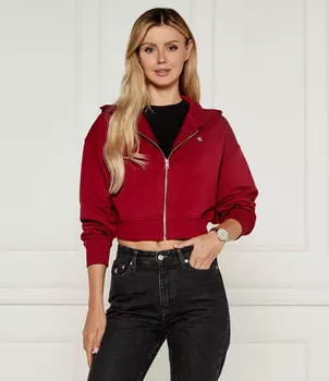 Толстовка CALVIN KLEIN JEANS Regular Fit, красный