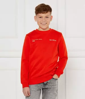Толстовка Calvin Klein Jeans Regular Fit, красный