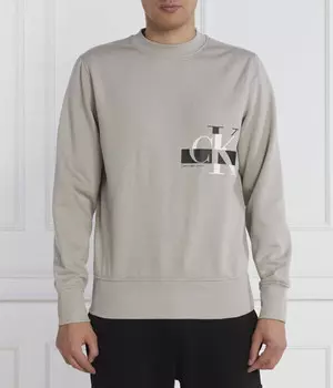 Толстовка Calvin Klein Jeans Regular Fit, серый
