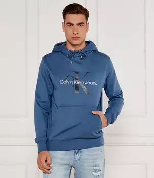 Толстовка CALVIN KLEIN JEANS Regular Fit, синий