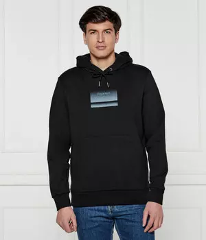 Толстовка Calvin Klein Regular Fit с капюшоном, черный