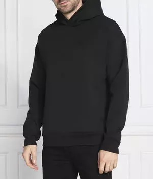 Толстовка Calvin Klein с тиснением в рубчик, черный