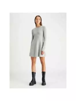Толстовка Calvin Klein Sweatshirtkleid, серый