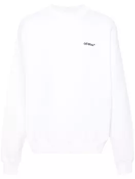 Толстовка Cam Arrows из органического хлопка Off-White, белый