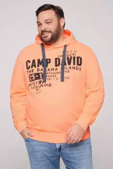 Толстовка CAMP DAVID с капюшоном на подкладке, цвет Orange