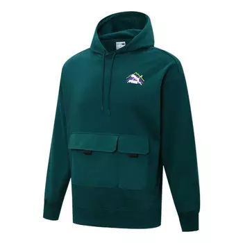 Толстовка camping sportswear mountain hoodie 'green' Puma, зеленый