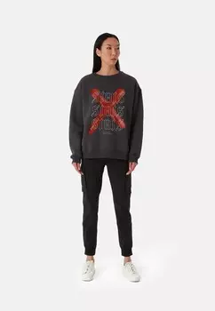 Толстовка CANCEL HEAVY stats, серый