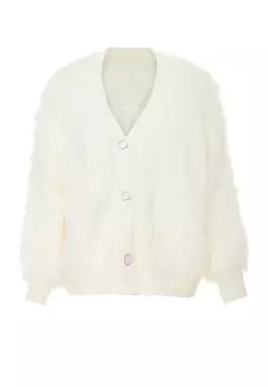 Толстовка caneva Strickjacke, белый