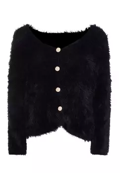 Толстовка caneva Strickjacke, черный