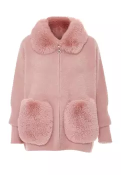 Толстовка caneva Strickjacke, розовый