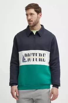 Толстовка Carawa из хлопка Picture, темно-синий