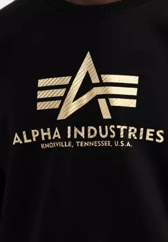 Толстовка CARBON Alpha Industries, черный металлик