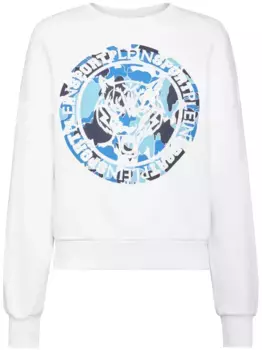 Толстовка Carbon Tiger Plein Sport, белый