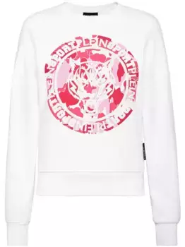 Толстовка Carbon Tiger Plein Sport, белый