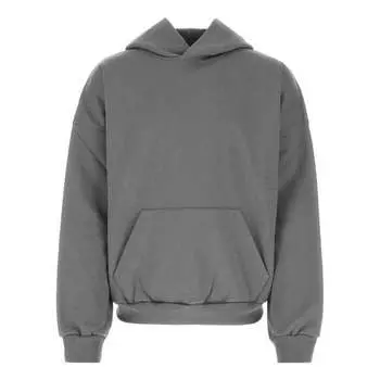 Толстовка care label hoodie middle fit 'grey black' Balenciaga, серый