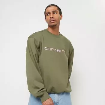 толстовка Carhartt Carhartt WIP, цвет dundee/glassy pink