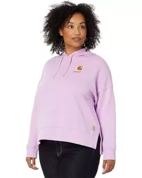 Толстовка Carhartt French Terry Graphic Hooded Sweatshirt, цвет Violet Haze
