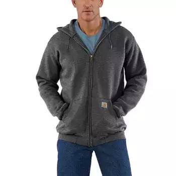 Толстовка Carhartt K122 Loose Fit full zip, серый