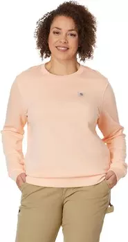 Толстовка Carhartt Relaxed Fit Midweight French Terry Crew Neck Sweatshirt, цвет Tropical Peach
