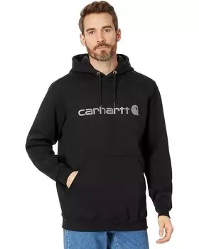 Толстовка Carhartt Signature Logo Midweight, черный
