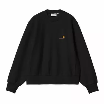Толстовка Carhartt WIP American Script, черный