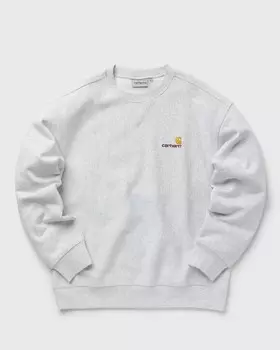 Толстовка Carhartt Wip American Script Sweatshirt, цвет ash heather