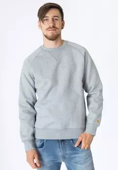 Толстовка Carhartt WIP Chase, пепельный вереск