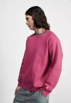 Толстовка Carhartt WIP Chase, розовый