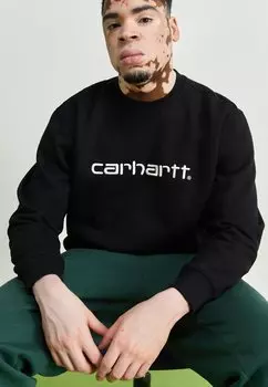 Толстовка Carhartt WIP, цвет black/white