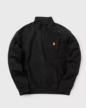 Толстовка Carhartt Wip Half Zip American Script Sweatshirt, черный
