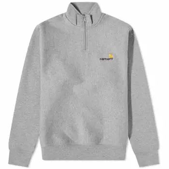 Толстовка Carhartt WIP Half Zip American Script Sweat