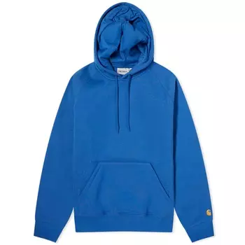 Толстовка Carhartt Wip Hooded Chase Crew, синий
