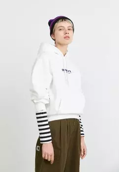 Толстовка Carhartt WIP HOODED INK BLEED, белый/тирианский