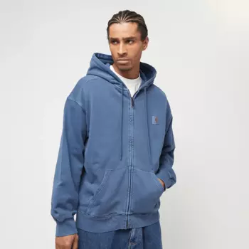 Толстовка Carhartt WIP Hooded Nelson Jacket, синий/серебристый