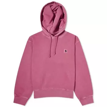 Толстовка Carhartt Wip Hooded Nelson, темно-розовый