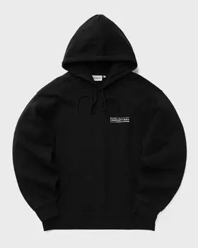 Толстовка Carhartt Wip Hooded Stamp Sweat, цвет black / white stone washed