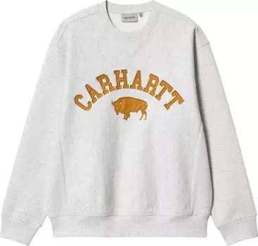 Толстовка Carhartt WIP Locker Sweatshirt 'Ash Heather', серый