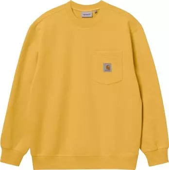 Толстовка Carhartt WIP Pocket Sweatshirt 'Yellow', желтый