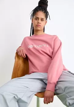 Толстовка Carhartt WIP, светло-розовый