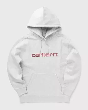 Толстовка Carhartt Wip Wmns Hooded Carhartt Sweatshirt, цвет ash heather / dusty rose
