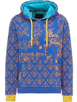 Толстовка Carlo Colucci Hoodie ohne Reiverschluss Citarda, синий