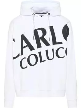 Толстовка Carlo Colucci Hoodie ohne Reiverschluss Davoodi, белый