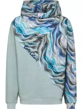 Толстовка Carlo Colucci Hoodie ohne Reiverschluss Draicchio, цвет Petrol