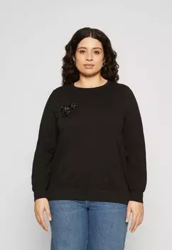 Толстовка Carrosa O Neck ONLY Carmakoma, черный