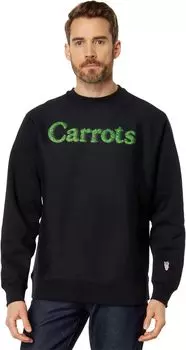 Толстовка Carrots By Anwar Carrots Grass Wordmark Crew Neck, черный