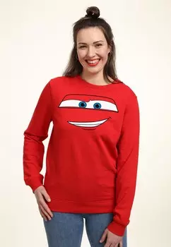 Толстовка CARS 1-2 MCQUEEN BIG FACE Disney, красный