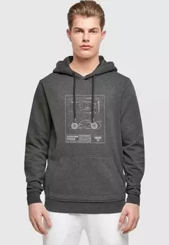 Толстовка Cars Jackson Storm Blueprint ABSOLUTE CULT, цвет charcoal