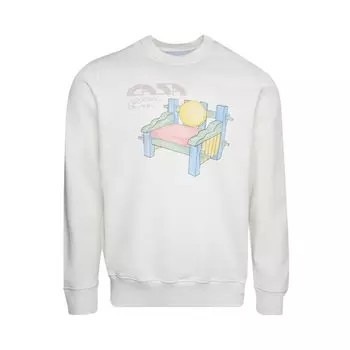 Толстовка Casablanca Sweatshirt 'School Of Design', белый