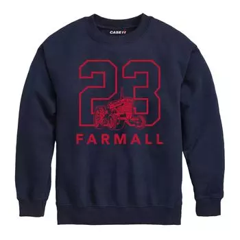 Толстовка Case IH 23 Farmall с рисунком для мальчиков 8–20 лет Licensed Character, синий